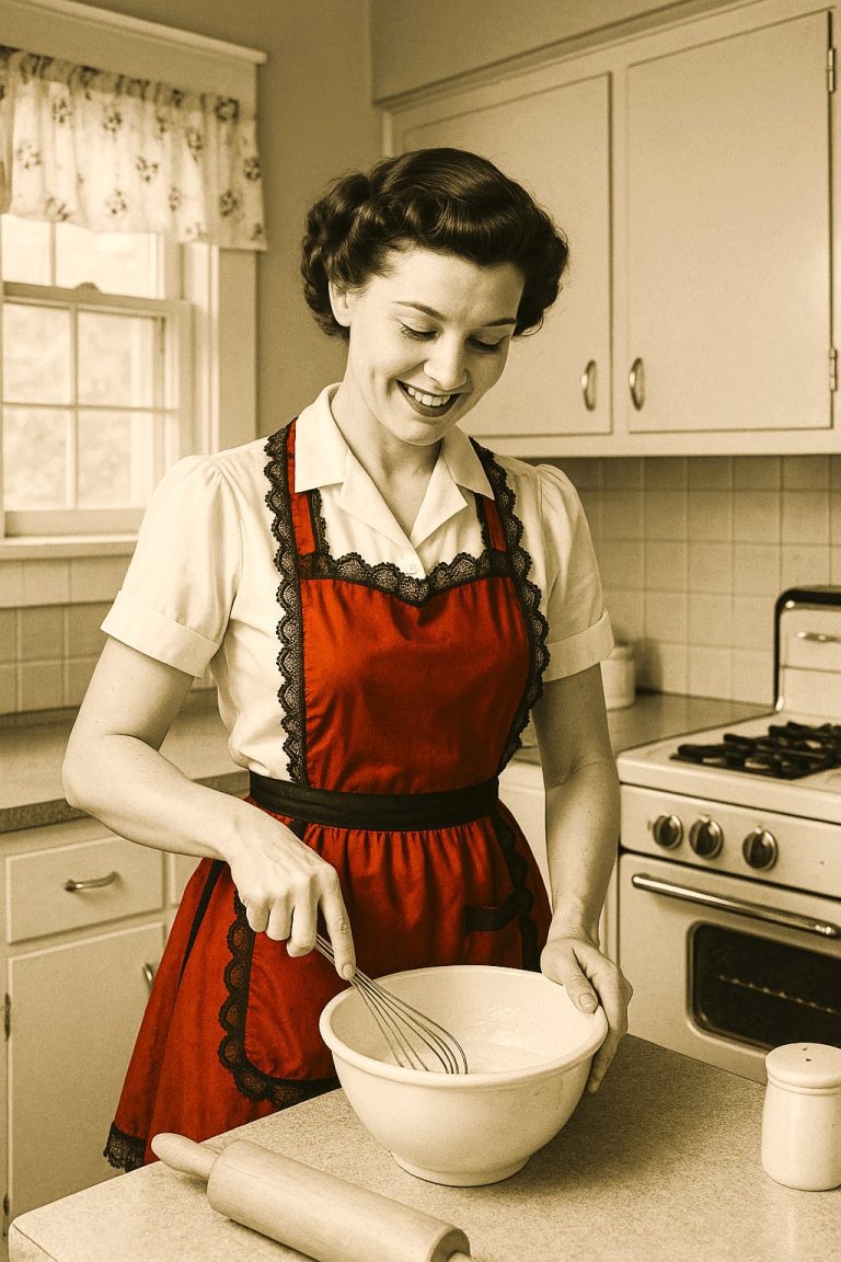 Retro Red Apron