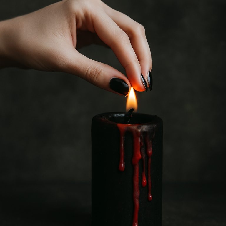 She Pinched Each Candleflame One By One