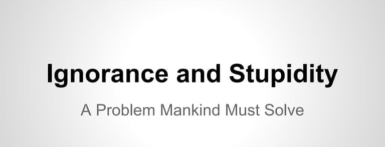 Foolish Mankind