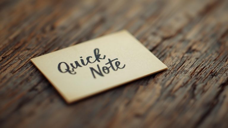 Quick Note