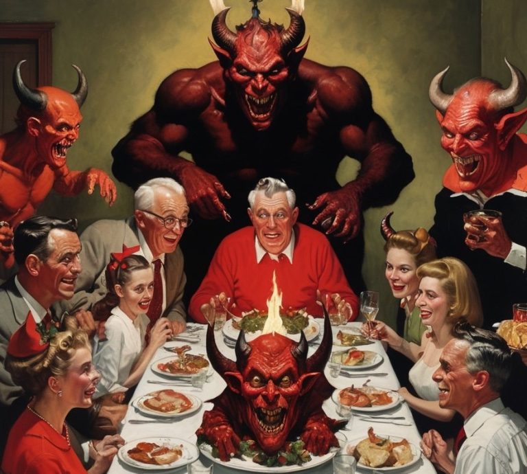 Feast O’ demons on Halloween