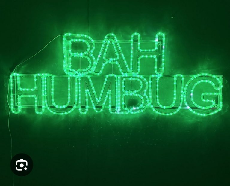 Bah humbug.