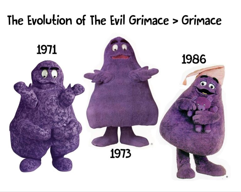 Grimace the purple blob