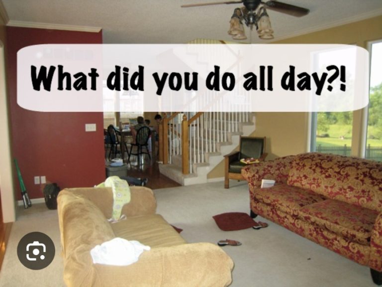 I do nothing all day.