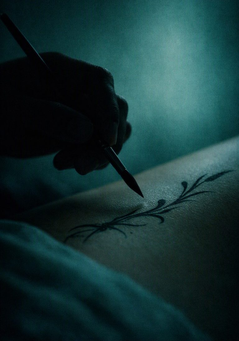Ink on the Thigh